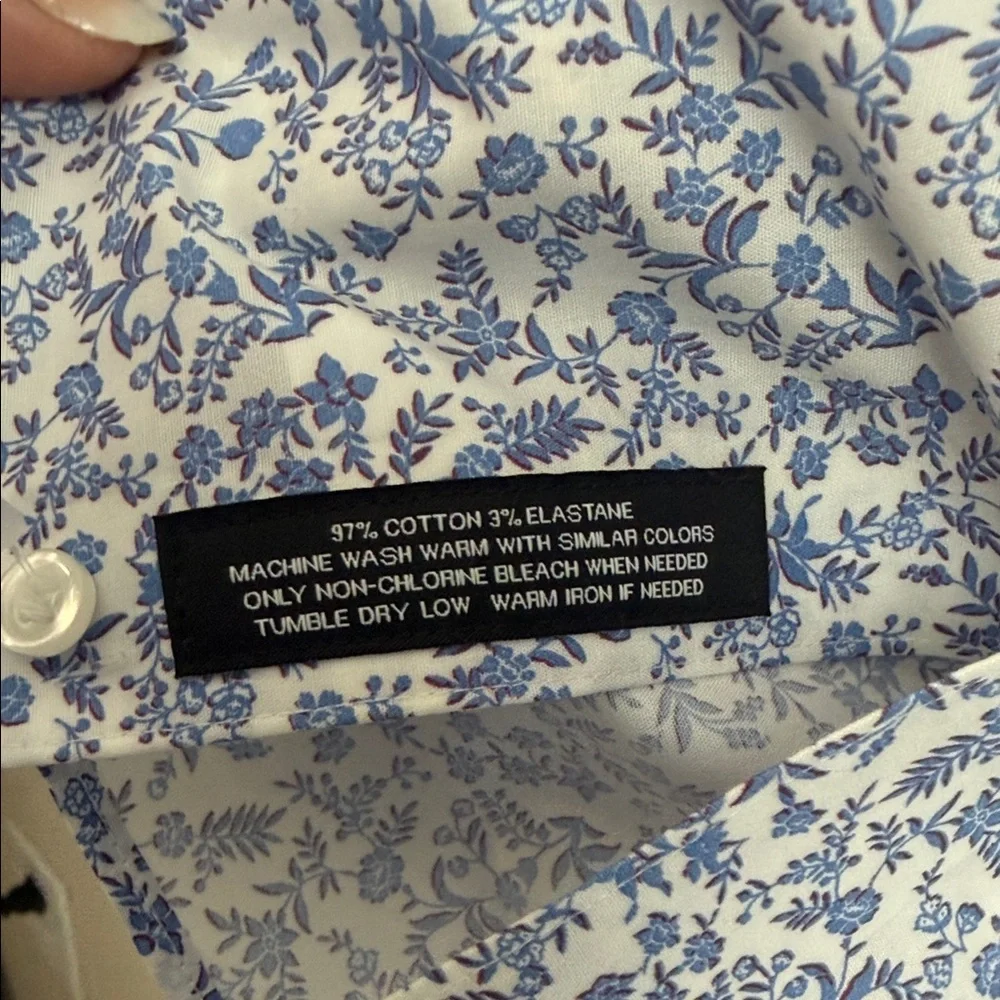 Murano Light Blue Patterned Men's Shirt